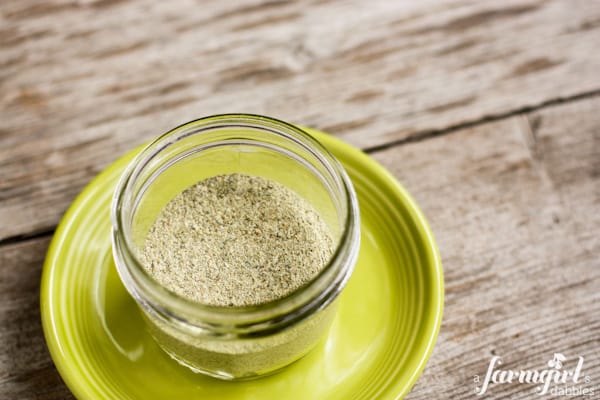 mixed spices in a jar