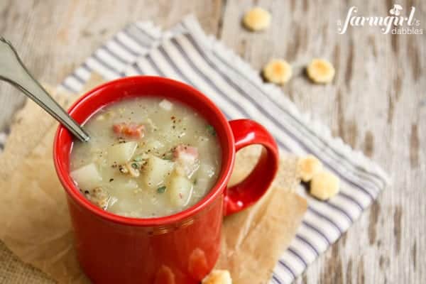 New England Clam Chowder - Brown Eyed Baker