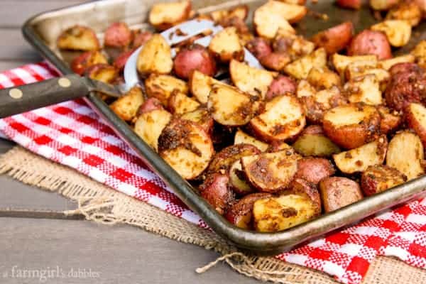 roasted sheet pan potatoes