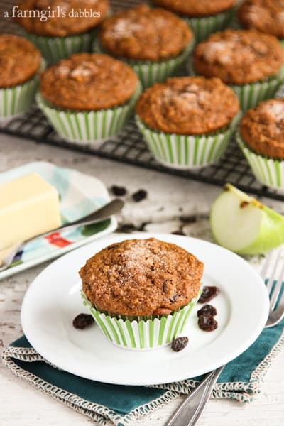 a cooling rack of Bran Muffins