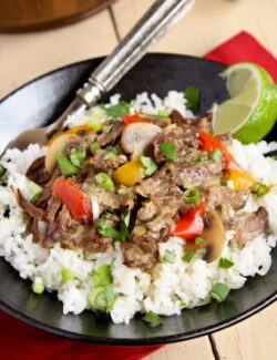 coconut curry beef and rice