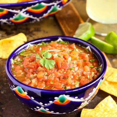 salsa in a bowl