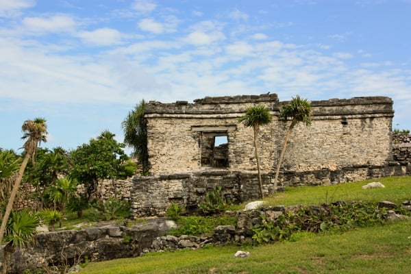 an old structure in Tulum