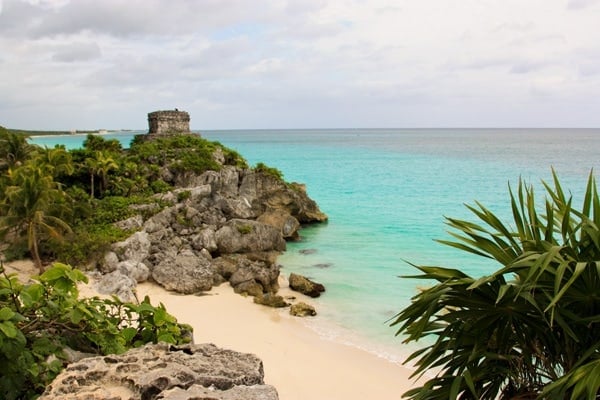 a beach in tulum