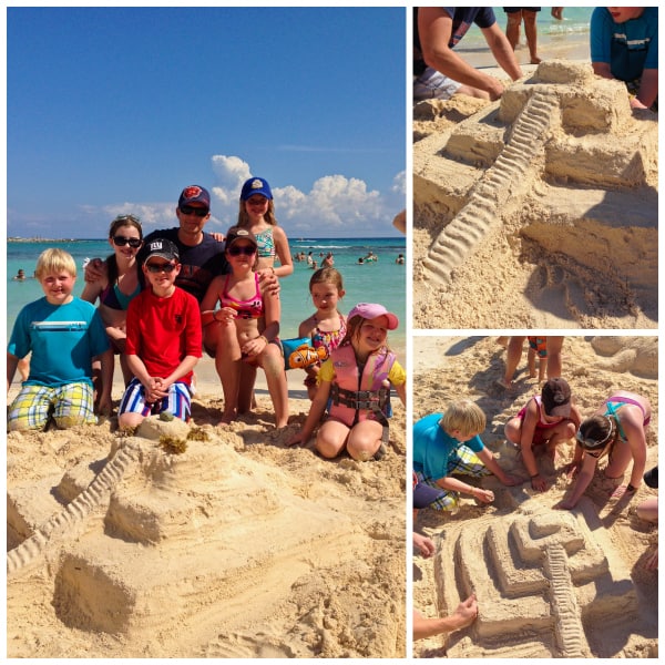 sand castle building contest