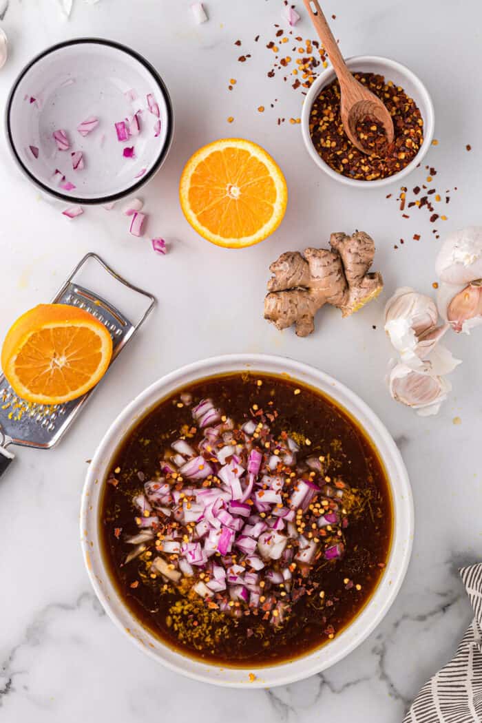 Slow cooker orange chicken ingredients