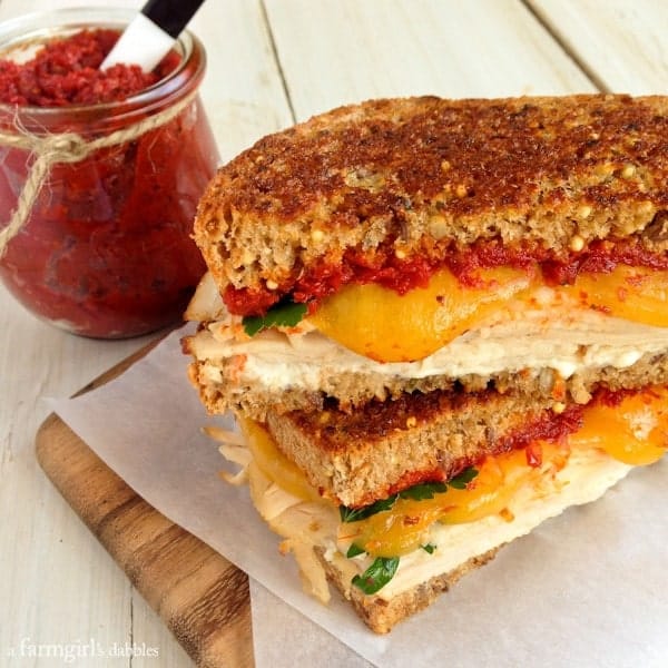 Triple Decker Tomato Grilled Cheese - I Am Homesteader