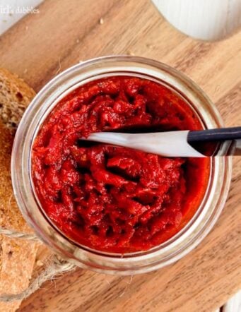 a jar of Sun-Dried Tomato Spread