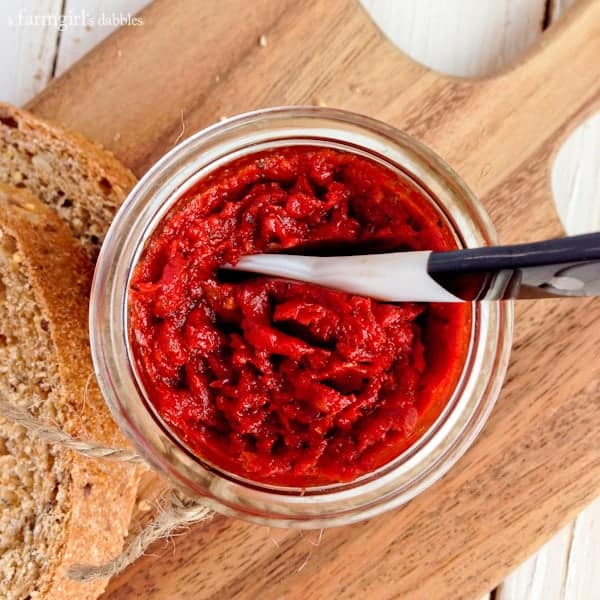 a jar of Sun-Dried Tomato Spread