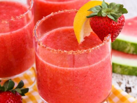 Frozen Strawberry Watermelon Lemonade A Farmgirl S Dabbles