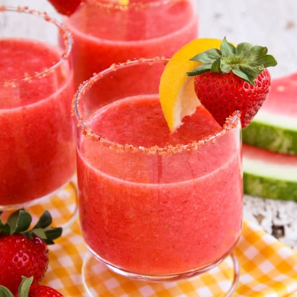 frozen strawberry watermelon lemonade