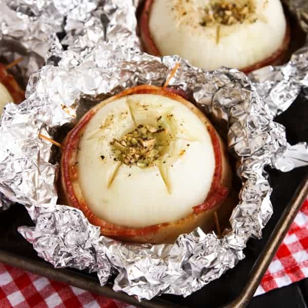 Grilled Blooming Onion - Girls Can Grill