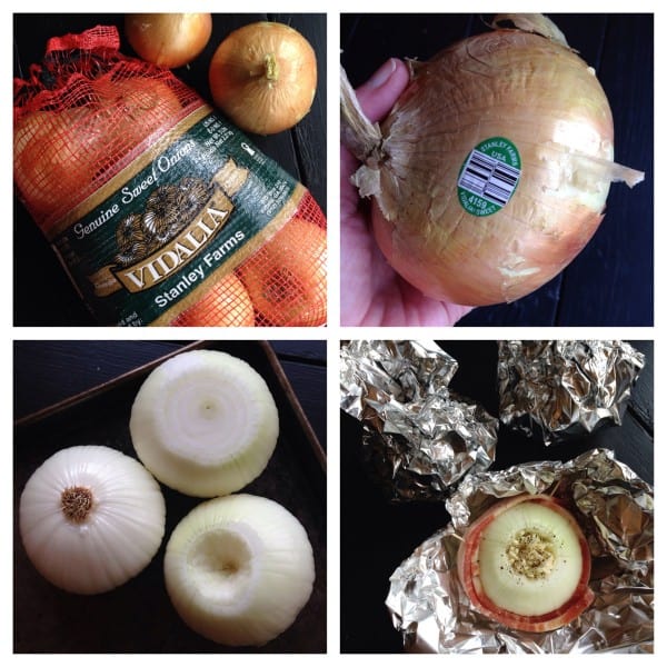 collage of vidalia onion images