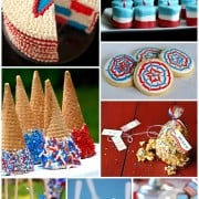 A Collage of Red, White & Blue Dessert Ideas