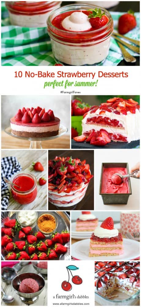 A Collage of The Best Homemade Strawberry Treats