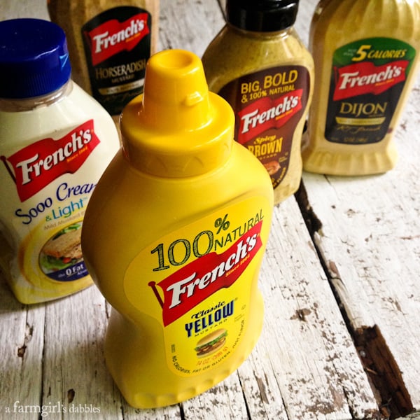 five types of French's mustard