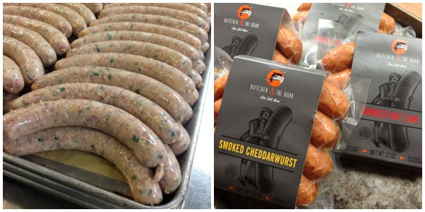 Butcher & the Boar packaged bratwurst