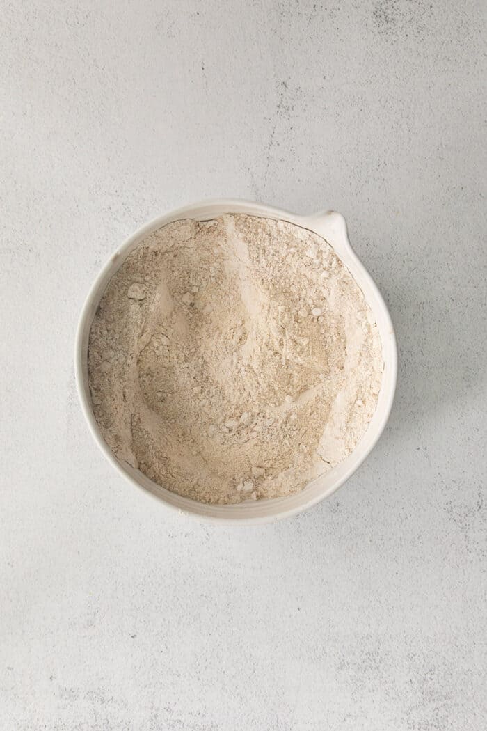 Flour in a bowl