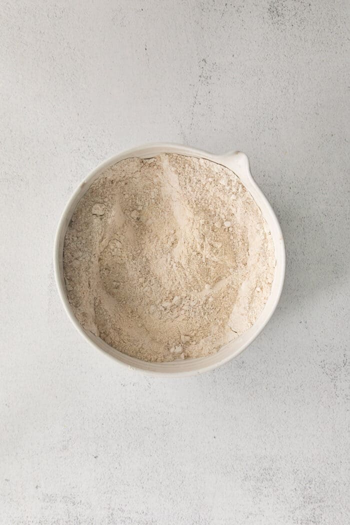 Flour in a bowl