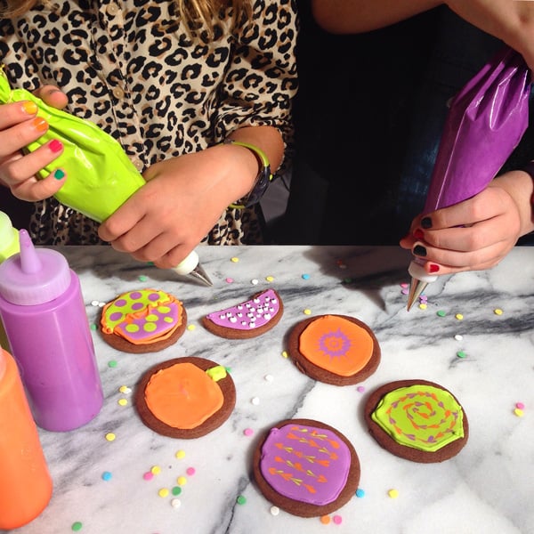 decorating cookies