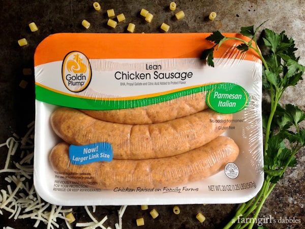 Parmesan Italian Chicken Sausage from Gold'n Plump