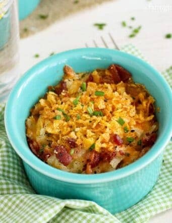 Make-Ahead Cheesy Hash Brown Cups with Bacon and Chives