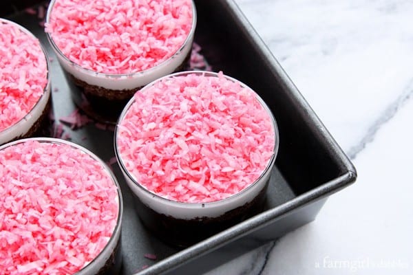 Sno Ball Cake Cups in a pan