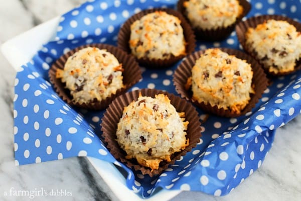 coconut and chocolate Macaroons