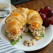 pinterest image of Herby Ham Salad