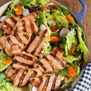 Grilled Asian Pork Tenderloin Salad