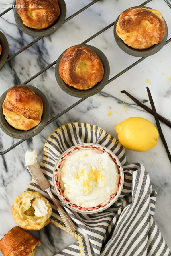 popovers and lemon butter