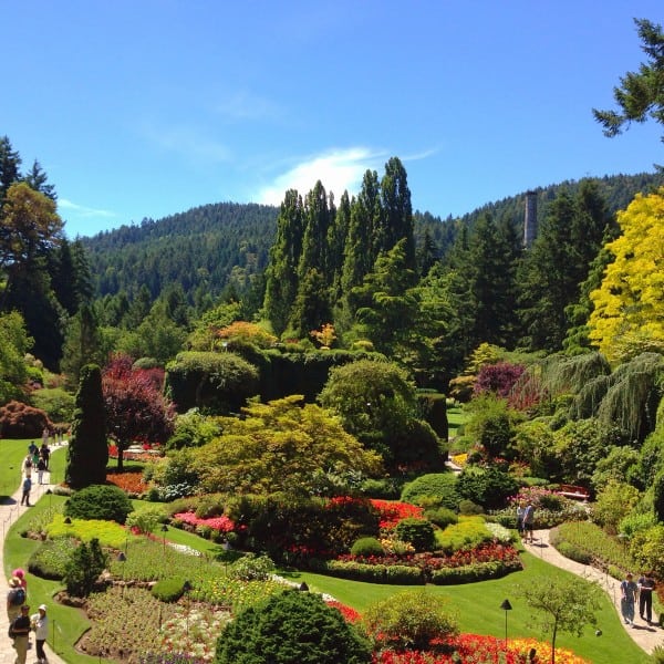 Butchart Gardens at Victoria, BC