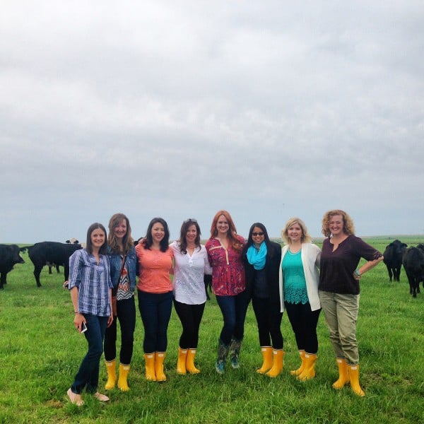 In the pasture with The Pioneer Woman