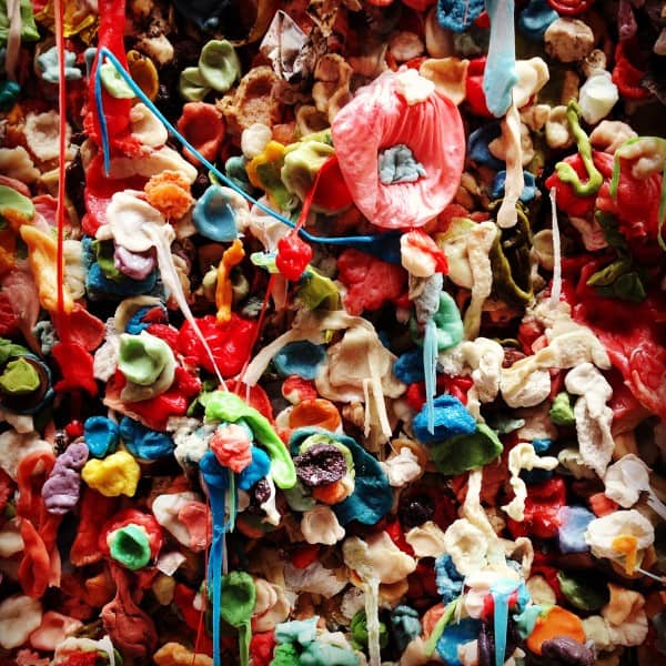 the gum wall in Seattle