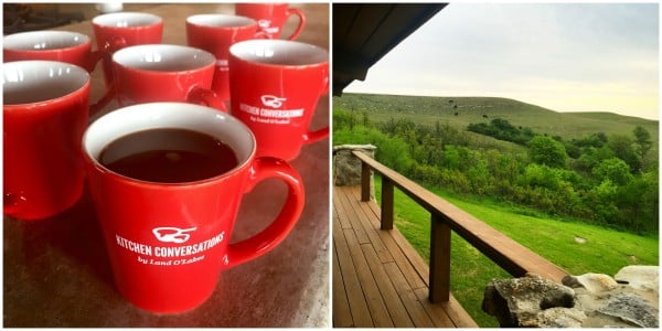 red mugs filled with coffee