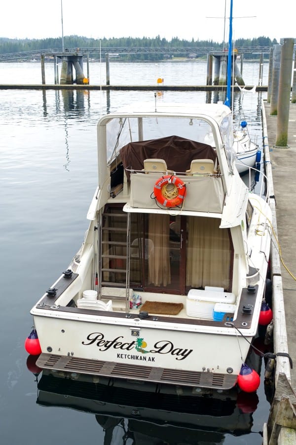 "perfect day" boat in Ketchikan, Alaska