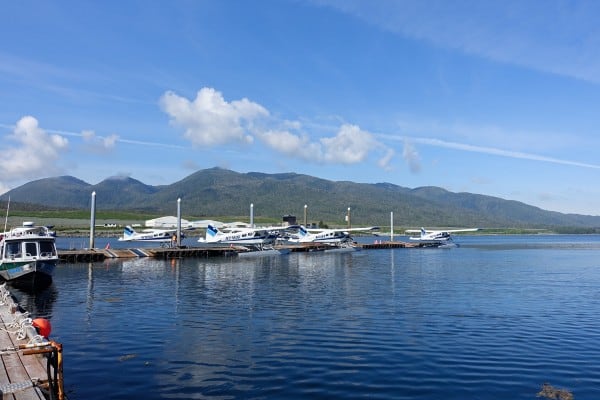 Taquan Air float planes in Ketchikan, Alaska