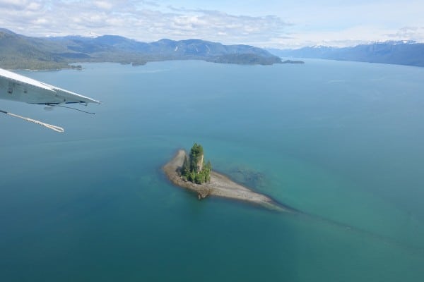 New Eddystone rock in Misty Fjords National Monument