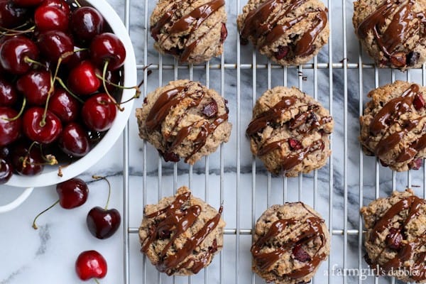 chocolate glazed scones