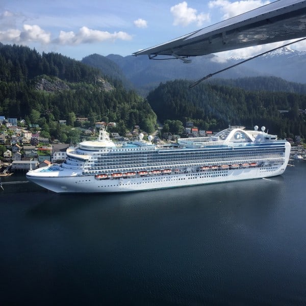 Ruby Princess docked in Ketchikan, Alaska