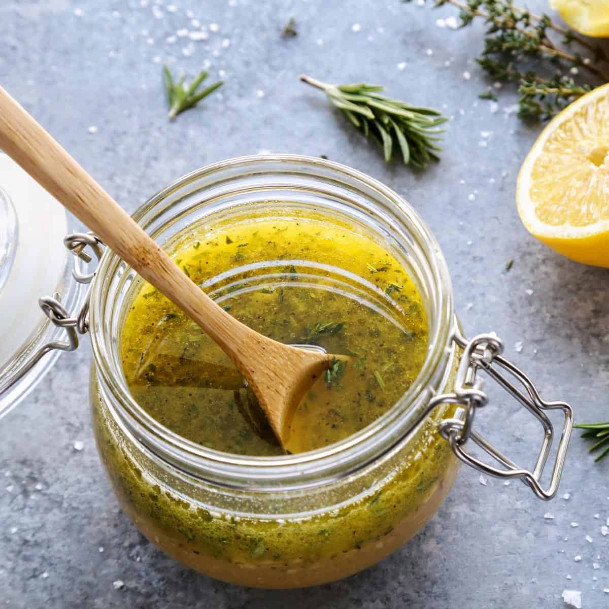 lemon and olive oil dressing