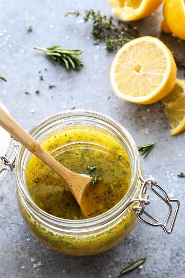 herby lemon vinaigrette