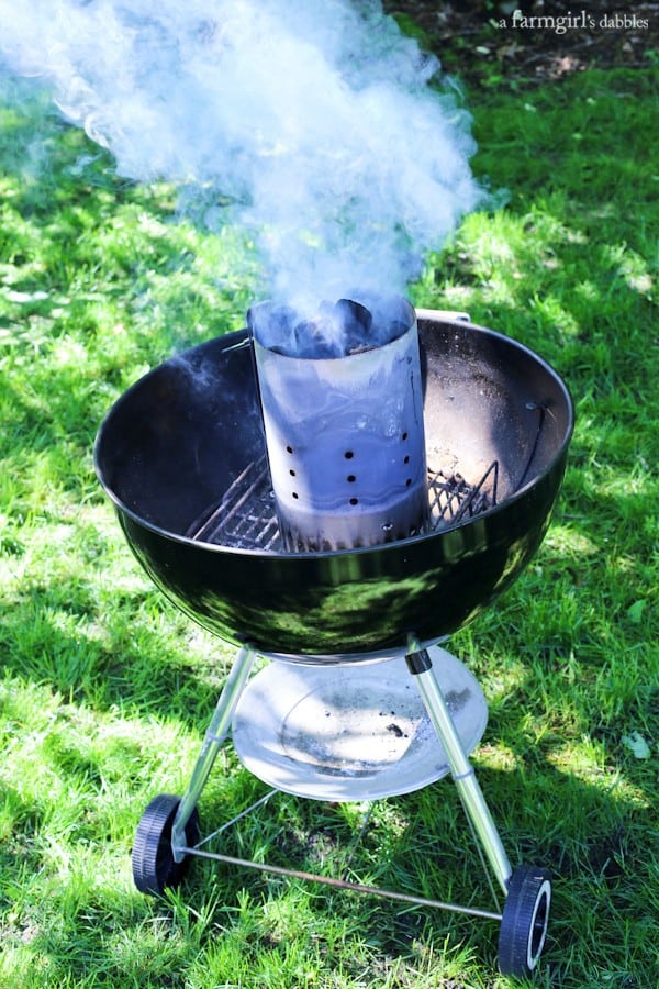 a weber kettle grill