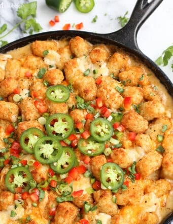 Kicked-Up Tater Tot Hotdish