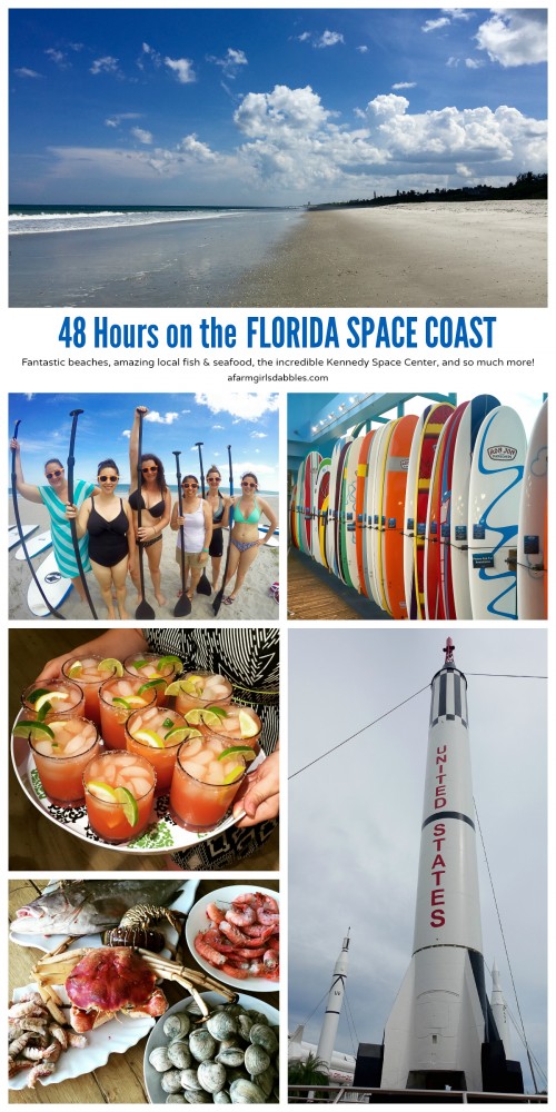 pinterest image of 48 Hours on the Florida Space Coast