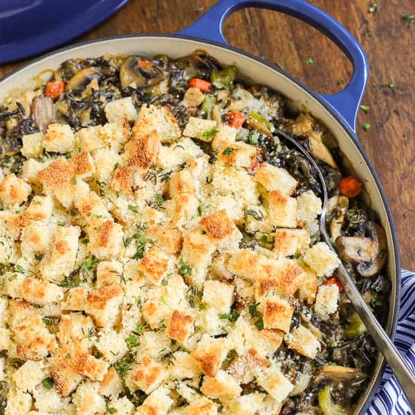 Chicken Wild Rice Casserole with Gruyere • a farmgirl's dabbles