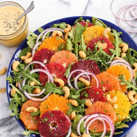 Citrus Salad with Orange Poppy Seed Dressing