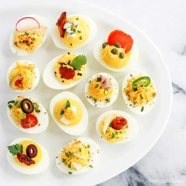 garnished Classic Deviled Eggs