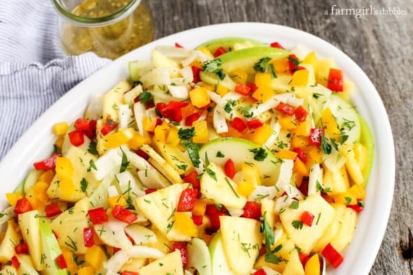 Fennel Salad with Honey Ginger Dressing