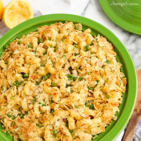 Sour Cream and Onion Tuna Noodle Casserole